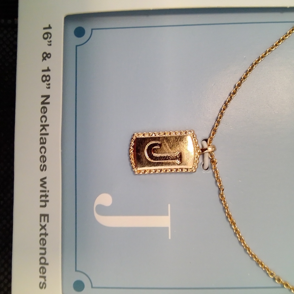 Letter J Necklaces